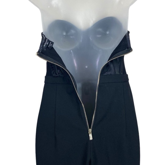 Marciano Devona Strapless Jumpsuit Wide Leg Black - Picture 5 of 15